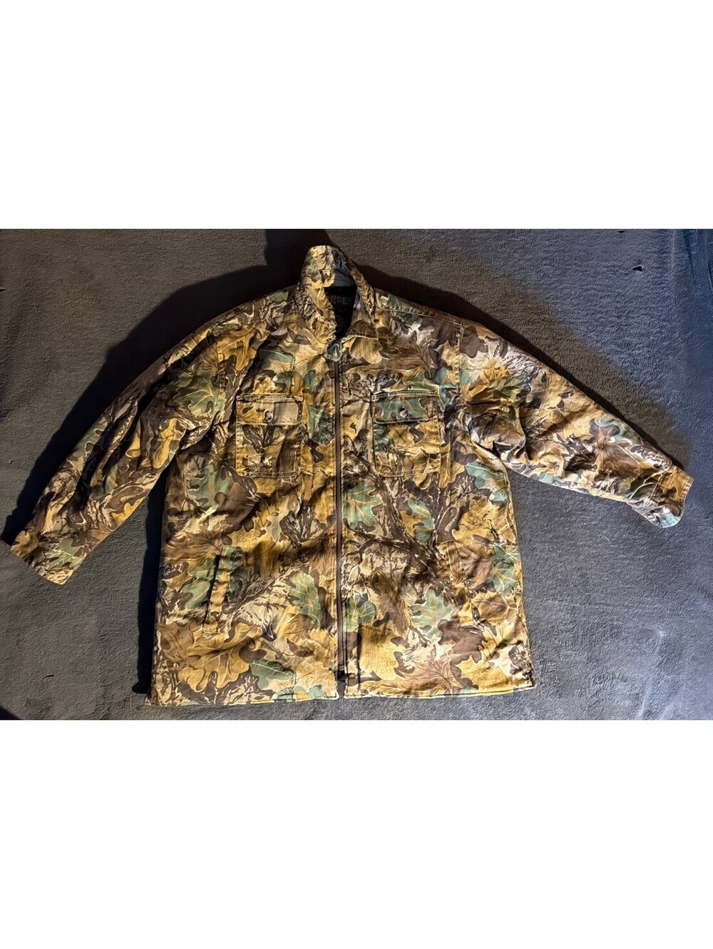 Vintage Ranger Full Zip Camo Hunting Jacket Size Large Men’s